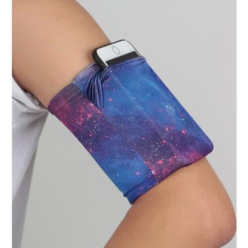 Free Custom LOGO Comfortable Running Mobile Phone Arm Bag Fitness Outdoor Workout Wallet Cases Sports Arm Band Stretch Runbag
