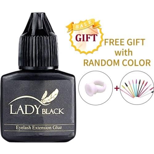 10ml Lady Black Sensitive Glue For Eyelash Extension Glue Last Over 6 Weeks Low Fume Professional Eyelash Glue From Korea