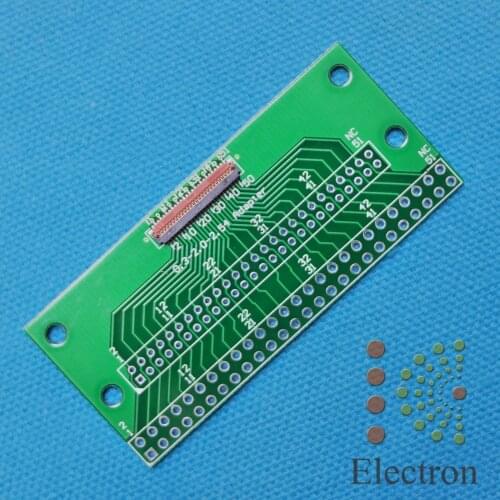 2pcs/lot 25P/31P/39P/45P/51Pin Connector Adapter ZIF 0.3mm Pitch to 2.0mm 2.54mm LVDs Connector for MIPI LCD touch panel