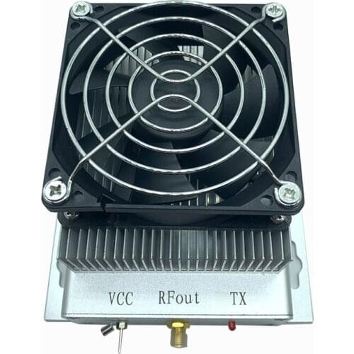 433mhz 60w RF Power Amplifier Radio Frequency Amplifier with Heatsink Fan