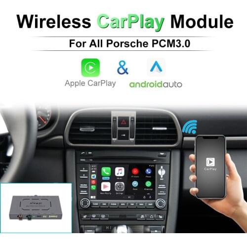 Wireless Apple Carplay Module For Porsche PCM3.0 Android Auto Mirrorlink 911 Mancan Panamera Cayenne Car Accessories AI BOX