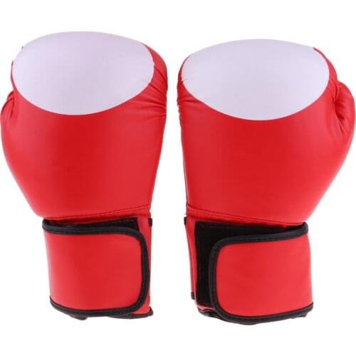 Boxing Gloves Kickboxing Training Gloves Punching Bag Mitts Karate Martial Arts MMA Kung Fu Training Equipment for Adults Kids