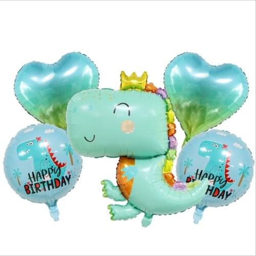 Large Dinosaur Party Balloon Childrens Birthday Party Decoration Baby Shower Decoration Balloon Aluminum Film Balloon