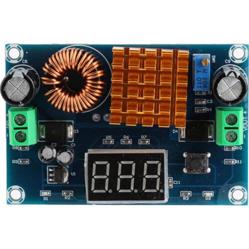 DC-DC Digital Boost Module High Power Step up Converter Board 4-35V to 5-45V 5A XH-M411 Voltage Controller