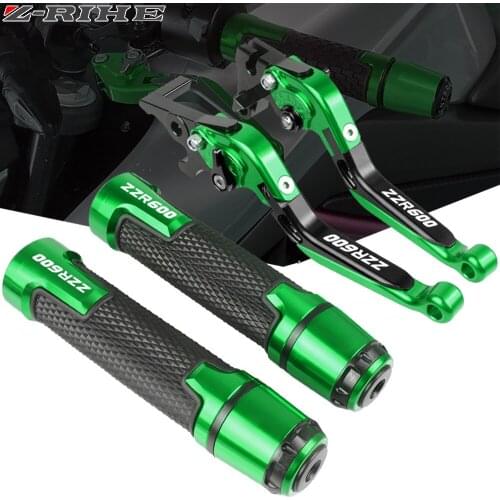 For kawasaki ZZR600 ZZR 600 1990-2004 2003-2000 CNC Motorcycle Accessories Adjustable Brake Clutch Levers Handle Handlebar Grips