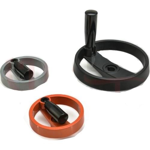 Aluminum alloy double strip handwheel with hollow rim handwheel