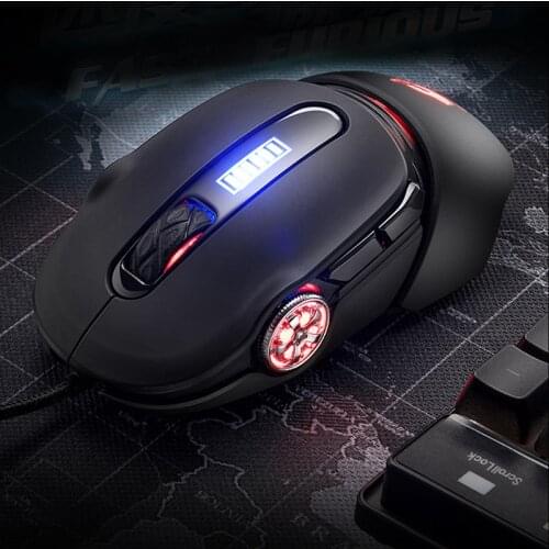 Mechanical Mouse Macro Programming esport Gaming cool Car Mouse 3200DPI 4 adjustable DPI Illuminated professional gaming mouse