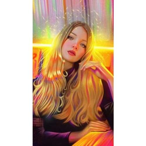 5D Diamond Embroidery Set Cute Girl Mosaic Cartoon Princess Full Round Square Diamond Painting Kid Gift XN1437