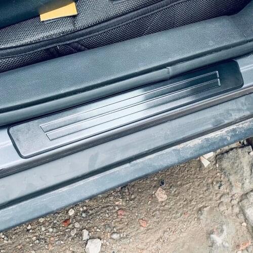For Nissan Kicks 2021 2022 Stainless Steel Door Sill Scuff Plate Cover Threshold Pedal Protect Sticker Car Styling Accessories