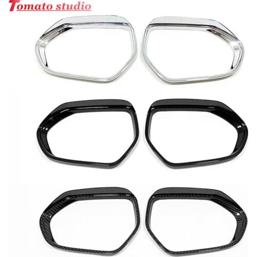2018 2019 2020 2021 for Toyota Camry Accessories Car Rear View Mirror Block Rain Eyebrow Cover Trim Sticker ABS Chrome Styling
