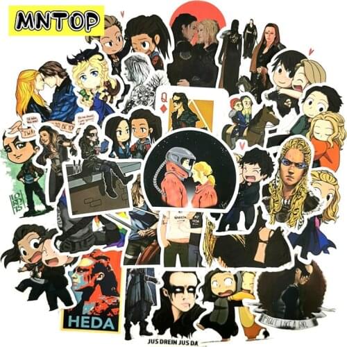 10/30/50pcs/Pack Hot America TV Show The Hundred Stickers For Refrigerator Motorcycle Skateboards Laptop Luggage Toy Guitar