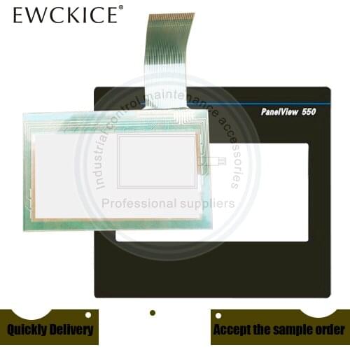 NEW PanelView 550 2711-T5A15L1 2711-T5A16L1 2711-T5A20L1 HMI PLC Touch screen AND Front label Touch panel AND Frontlabel