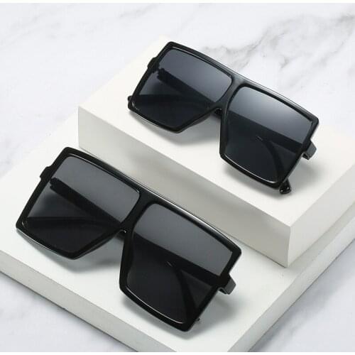 New sunglasses trend square big frame sunglasses women fashion childrens sunglasses parent-child suit street shooting glasses
