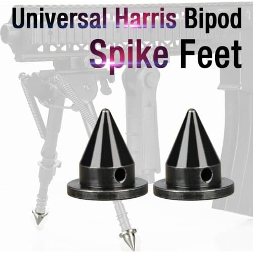 E.T Dragon Hunting Bipods Harris Spikes Feet Tactical 2pcs Metal Feet Replacement Accessories for hunting and shooting gz330226