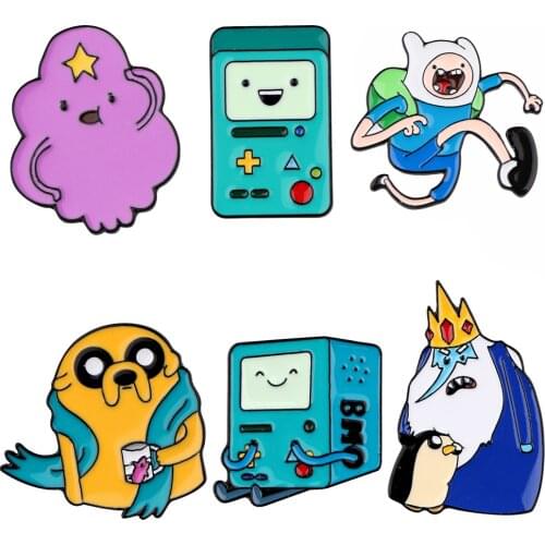PF670 Cartoons Anime Comics Jewelry Pins for Lapel Enamel Pins and Brooches Badge Bags Backpack Decoration Friend Kids for Gifts