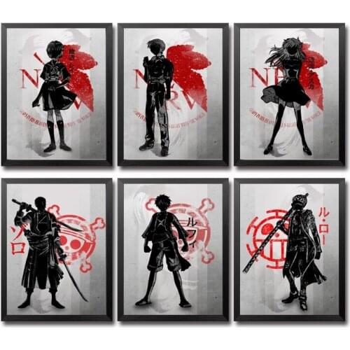 Pilot Rei Pilot Unit 01 Pilot Pirate Hunter Pirate King Pirate Law Pokemon Trainer Ash Pride Japanese Anime Abstract Poster