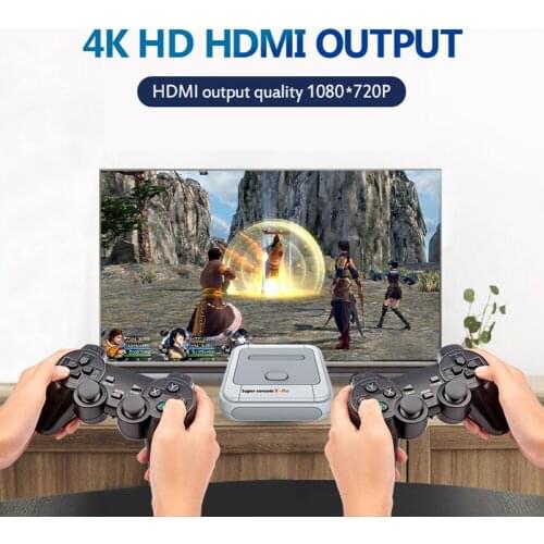 Retro Mini TV/ Video Game Consoles For PS1/N64/DC Built-in 50 Emulators with 50000 Games Support HD Out With Wireless Gamepad