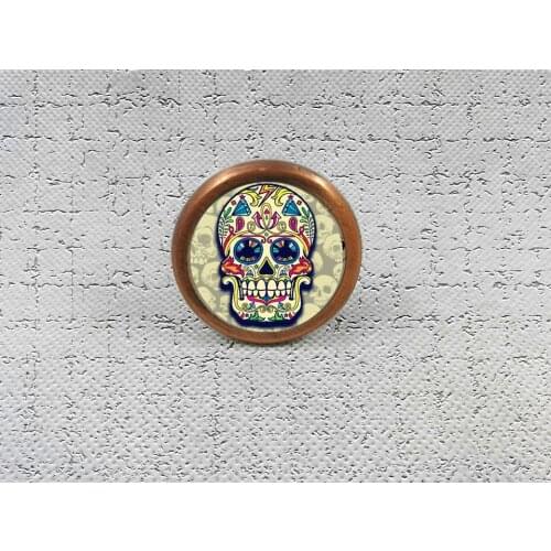 Skull Head Knobs Drawer Dresser Knob DIY Cupboard Knob Vintage Kitchen Cabinet Door Handle Furniture Hardware