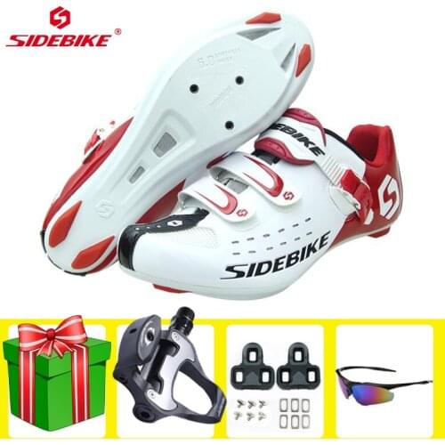 Sidebike Road Cycling Shoes Sapatilha Ciclismo Outdoor Anti-Skid Wear Resistant Bicycle Lock Men Sneakers Women Bike Bicicleta