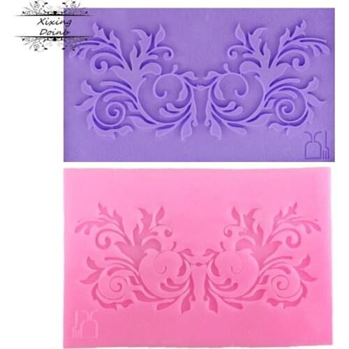 Silicone cake lace pad silicone hollow lace mold fudge wedding cake decoration tool rattan decoration Kitchen Baking tool