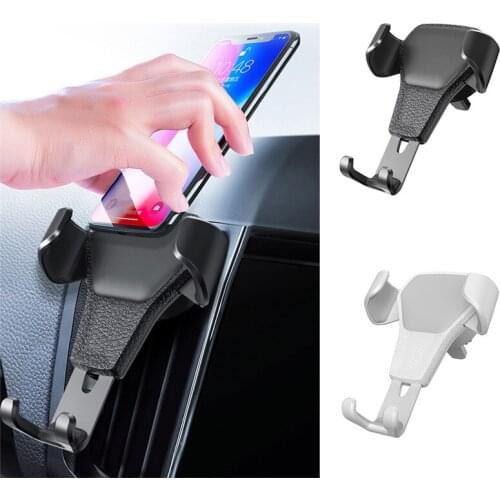 Universal Car Mobile Phone Holder Air Vent Mount Stand No Magnetic Cell Phone Holder for IPhone Phone In Car Bracket Z2 Stands