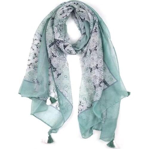Spring girls poncho sjaal Cotton flower fringe tassel scarf,floral viscose scarf stole Muslim hijab,wraps shawls and scarves