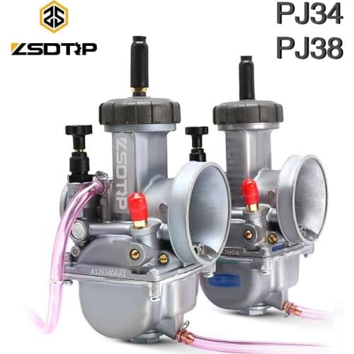 ZSDTRP 2T Keihin PJ34 PJ38 Carburetor PJ 34MM 67R for Honda TRX250R ATC250R CR250 CR500 YZ250 Dirt Bike
