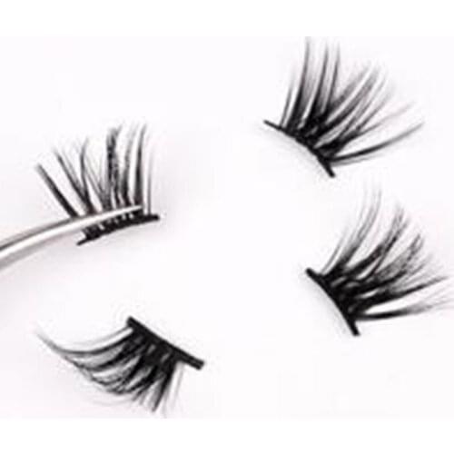 1 Box 3D Segmented Eyelashes Extensions Lashes Wispy Fluffy Eye Makeup False Eyelashes Quick Wear Handcrafted Makeup Tool