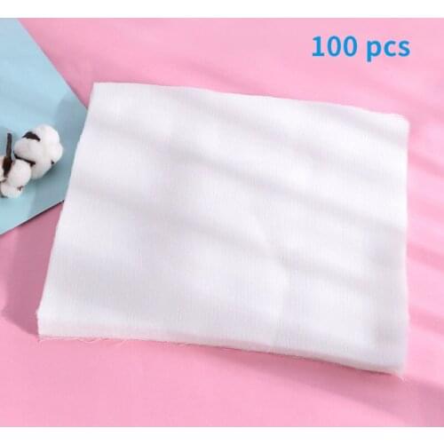 100Pcs White Soft Film Gauze Mask Cotton Beauty Disposable Special Face Paper Skin Management Beauty Salon Film Towel