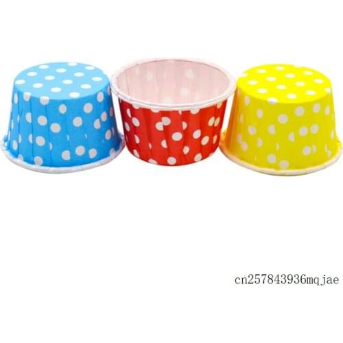 1000pcs Candy Muffin Cups Ice Cream Cup Cake Baking Cups Dot Cupcake Muffin Cup