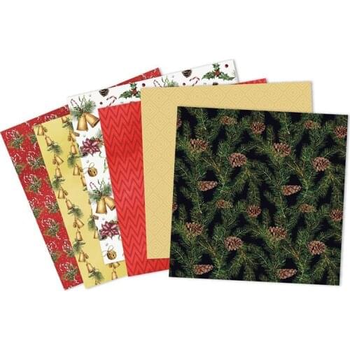 24PCS/Lot Christmas Items Retro Material Papers DIY Scrapbooking Album Diary Gift Decorative Paper Scrapbooking Paper
