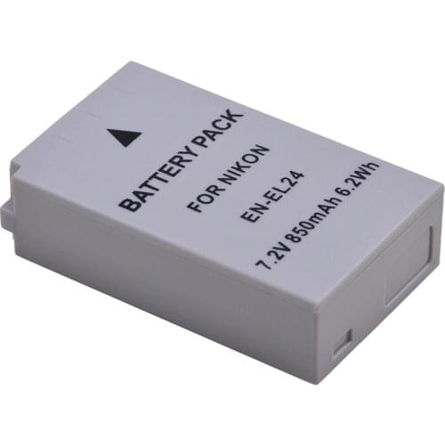 1pc EN-EL24 ENEL24 EN EL24 Li-ion Battery 850mAh for Nikon 1 J5 1J5 DL18-50 DL24-85 Digital Cameras