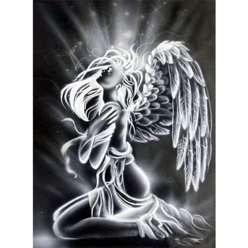 Fantasy Abstract Angel Diamond Painting Full Drill Square Drill Mosaic Diamond Set Picture of Rhinestone Embroidery Abstract Art