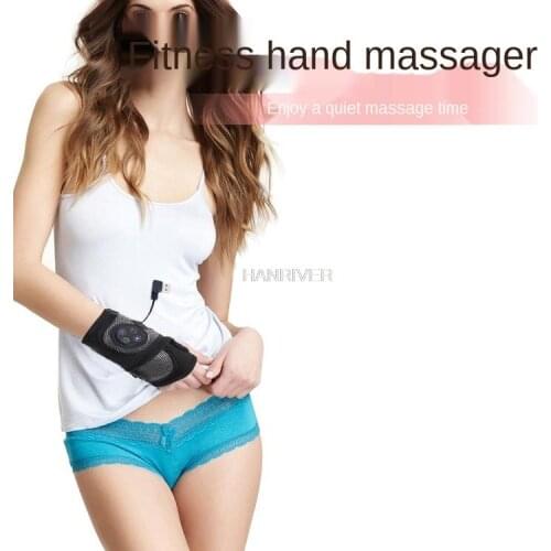 Wristbands massager airbag extrusion heating function of three vibration massager wrist joints relieve hand fields