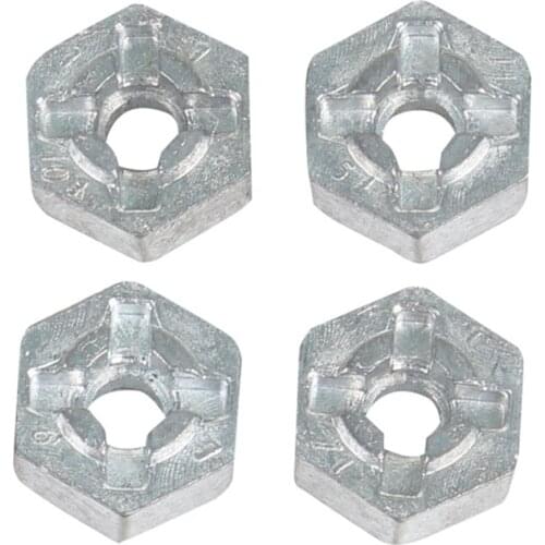 For XLF X03 X04 X-03 X-04 1/10 RC Car Monster Truck Spare Parts 4Pcs Metal Wheel Hex Adapter Combiner Accessories