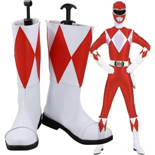 Himitsu Sentai Kyoryu Sentai Zyuranger Tyrannosaurus Cosplay Boots Shoes Custom Made Dinosaur Squadron Beast Ranger Cosplay