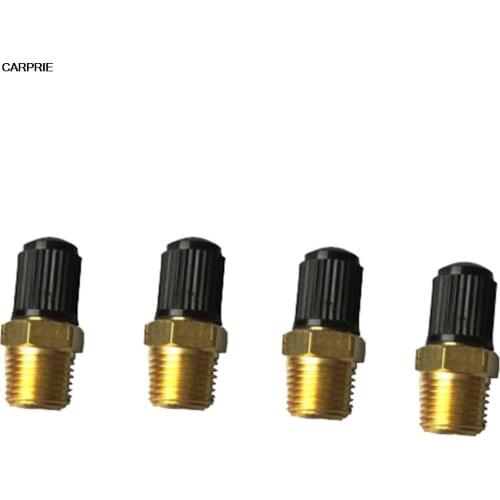 4PC 1/8 Inches Brass Air Compressor air tank fill valve TJ