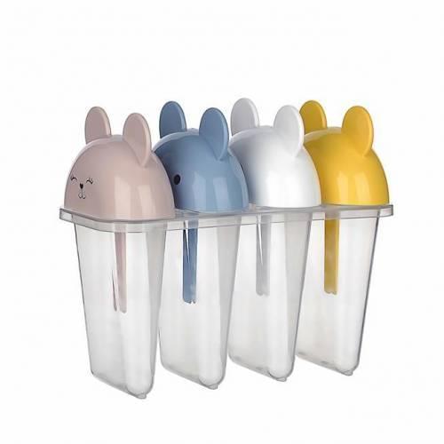 Ice Cream Container With 4 Compartments