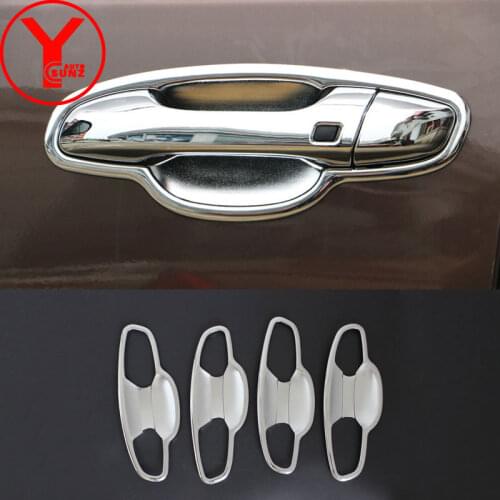 Door handle bowl cover For kia sportage 4 2017 ql kx5 2016 chrome styling ABS for kia sportage accessories 2016 2017 2018 YCSUNZ