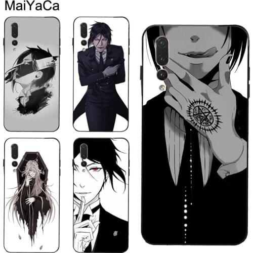 Kuroshitsuji Sebastian Michaelis Case For Huawei P30 Pro P20 P40 Mate 20 Lite P Smart 2019 Nova 5T Honor 8A 8X 9X 10i 20