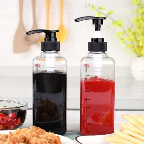 Multi-purpose Household Tomato Cream Oil Honey Plastic Squeeze Bottle Seasoning Bottles