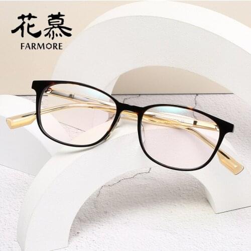 Myopia Glasses Rim Korean Style Retro Artistic Full Rim Frame Glasses Frame Fashion Plain Glasses Fmx1104