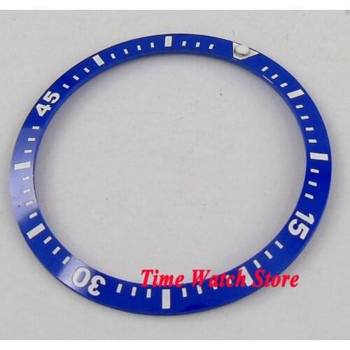 New high quality Solid 41mm blue ceramic bezel bezel insert fit for mens watch B50