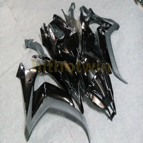 Full fairing kits for ZX10R 2011 2012 2013 Custom Injection mold black glossy ZX 10R 2011 2012 2013 ABS motorcycle fairing