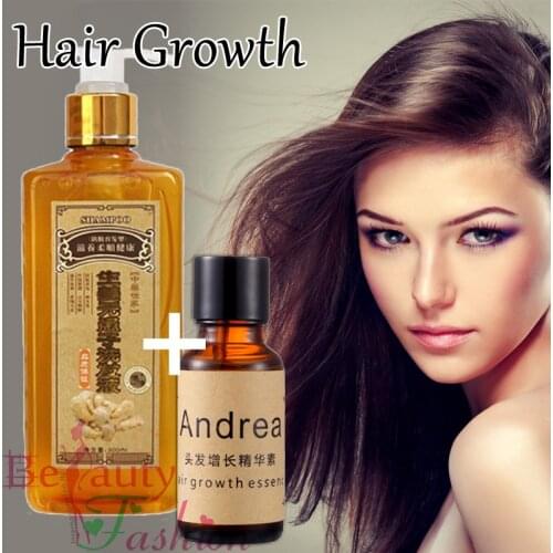Ginger Professional Hair Regrowth Shampoo And Conditioner 300ml Natural Shampoo for Hair growth Fast Thicker Hair Loss Product