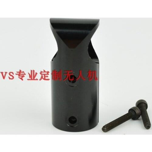 The four-six multi-axis tripod is used to connect the metal tee, 20*20mm aluminum tube landing gear of plant protection uav with