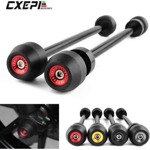 Motorcycle Front Rear Axle Fork Crash Sliders Wheel Protector Falling Protection For Ducati Scrambler 400 Scramble 800 1100