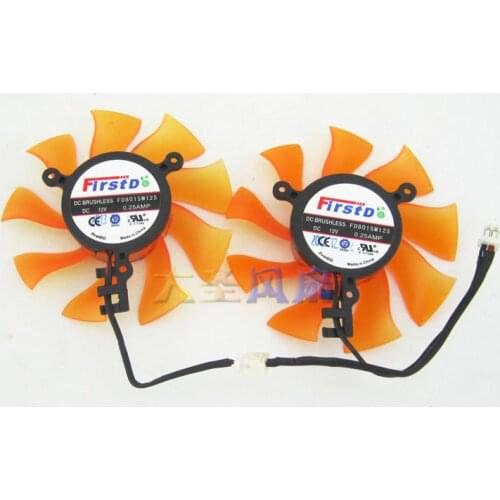 Original for ZOTAC GTX660-2GD5 Ggraphics Video card cooling fan FD8015M12S DC12V 0.25A Pitch 39MM Diameter 75MM