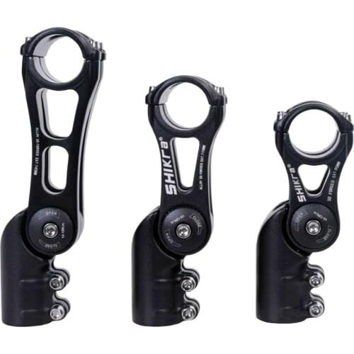 Bike Fork Stem Mountain Bike Adjustable Handlebar Bicycle Height Adjustment Negative Angle Stem Tube 31.8mm Leading Bicycle Stem