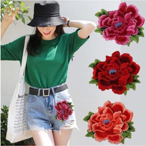Superior Quality Flower Embroidered Patches for Clothes Applique Sticker on Clothing Lace Dress Badges Applications Stripes
